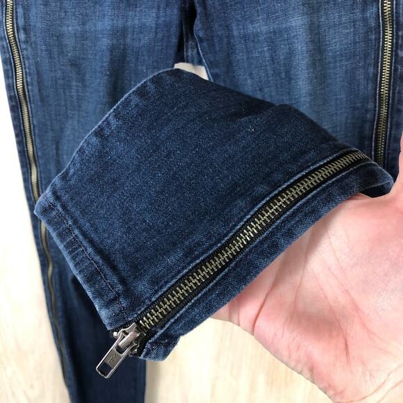 AG Adriano Goldschmied The Camilla Super Skinny Ankle Zip Low Rise Jeans Size 26 - Picture 4 of 12